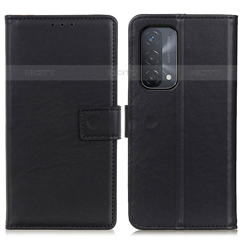 Handytasche Stand Schutzhülle Flip Leder Hülle A08D für OnePlus Nord N200 5G Schwarz