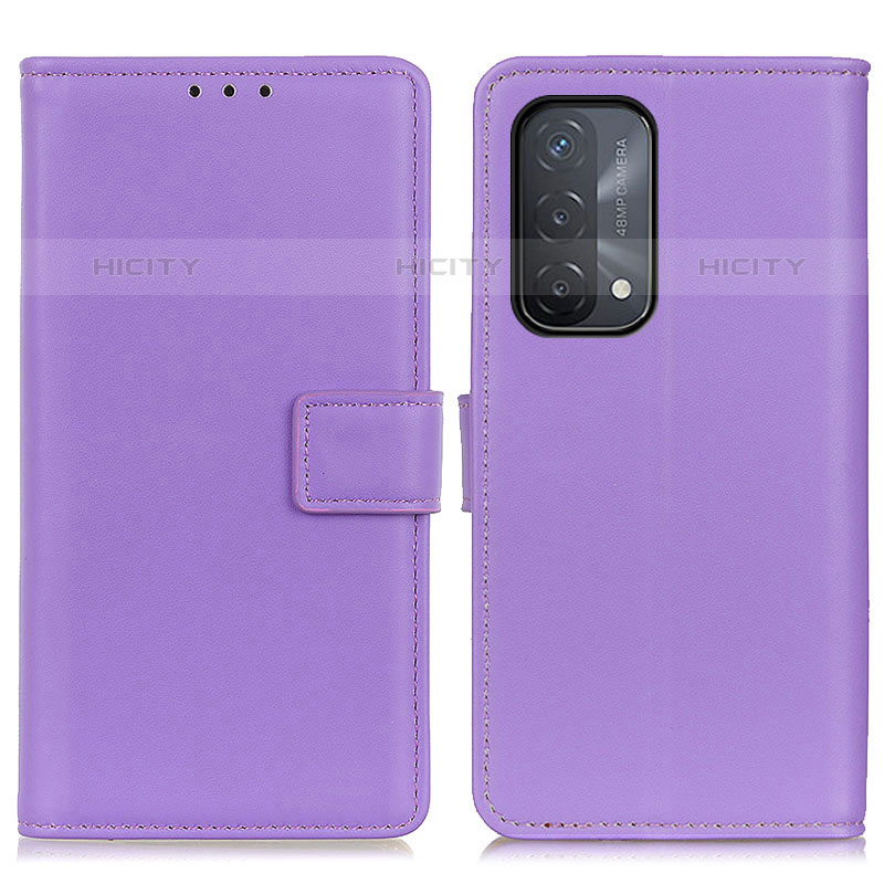 Handytasche Stand Schutzhülle Flip Leder Hülle A08D für OnePlus Nord N200 5G Violett