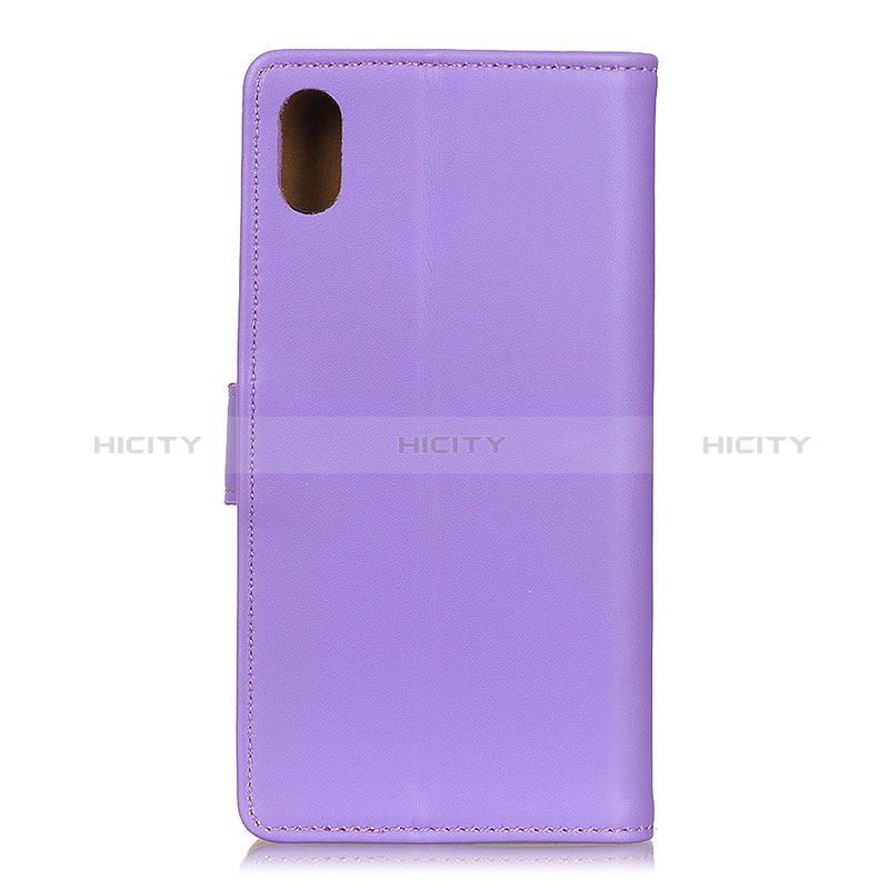 Handytasche Stand Schutzhülle Flip Leder Hülle A08D für Samsung Galaxy A01 Core Violett