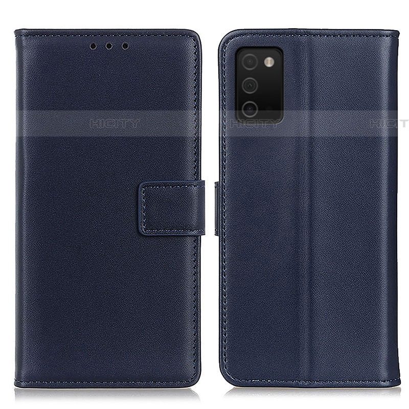 Handytasche Stand Schutzhülle Flip Leder Hülle A08D für Samsung Galaxy A03s Blau