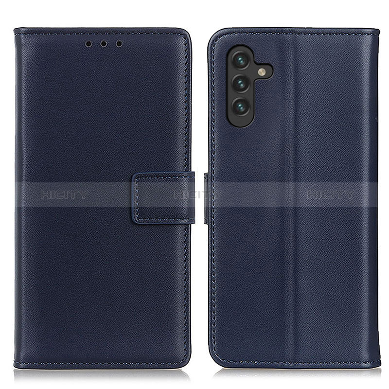 Handytasche Stand Schutzhülle Flip Leder Hülle A08D für Samsung Galaxy A04s Blau Plus