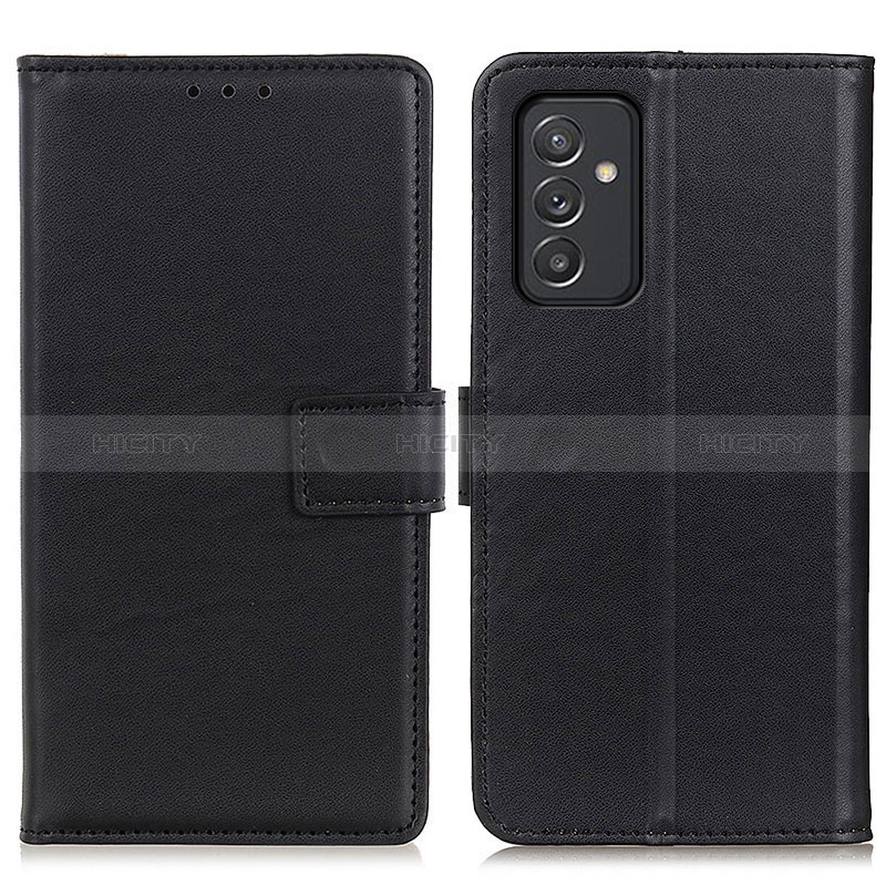 Handytasche Stand Schutzhülle Flip Leder Hülle A08D für Samsung Galaxy A15 4G Schwarz Plus