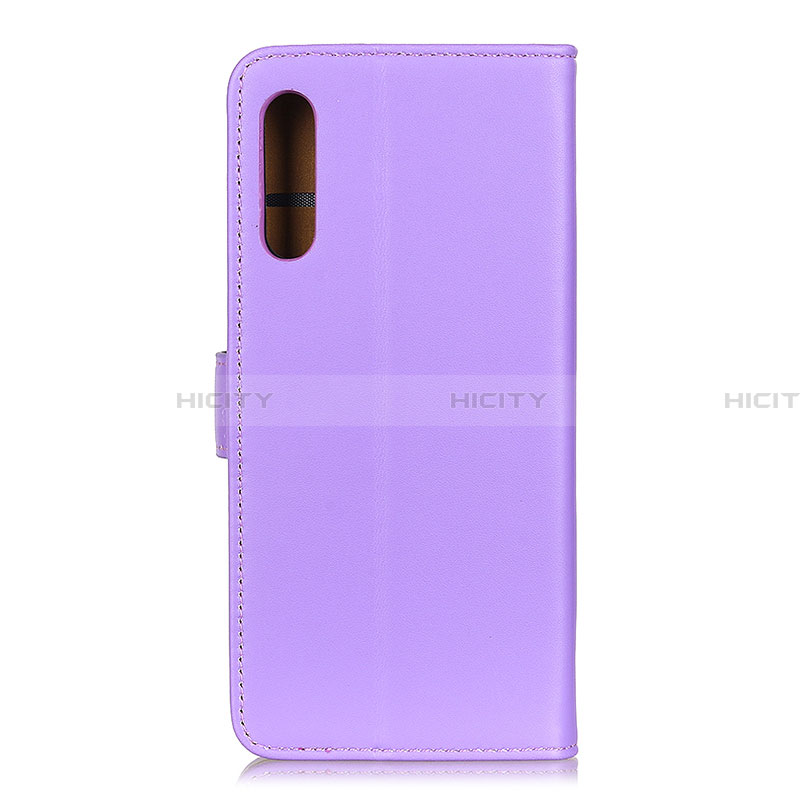 Handytasche Stand Schutzhülle Flip Leder Hülle A08D für Samsung Galaxy A41 SC-41A Violett