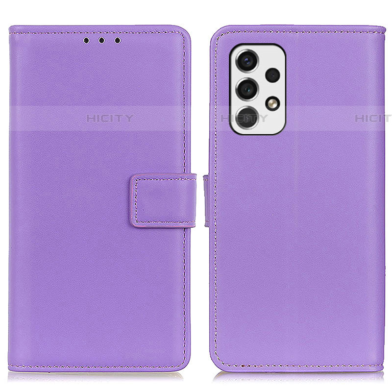 Handytasche Stand Schutzhülle Flip Leder Hülle A08D für Samsung Galaxy A53 5G Violett Plus