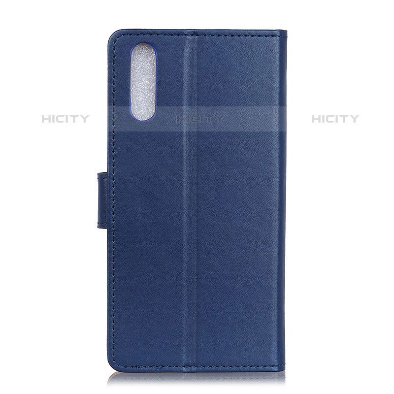 Handytasche Stand Schutzhülle Flip Leder Hülle A08D für Samsung Galaxy M02 Blau