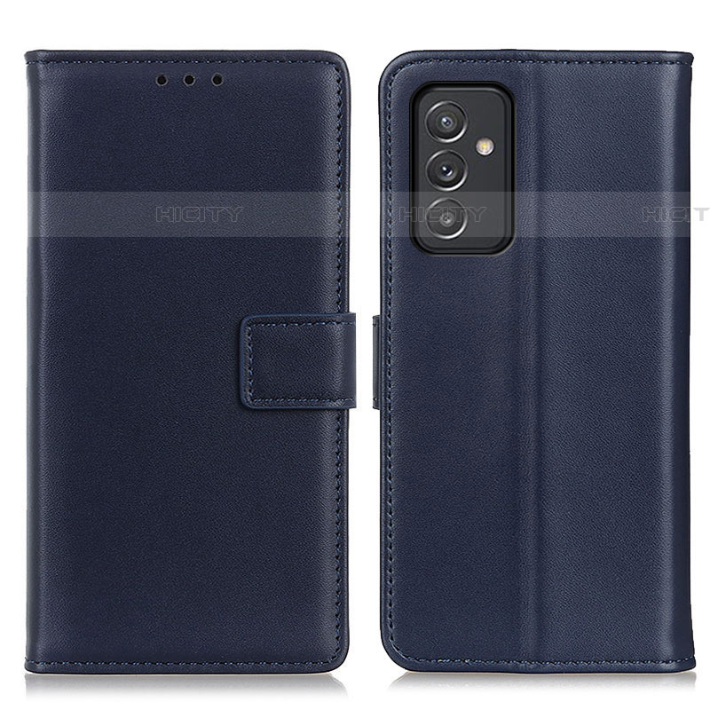 Handytasche Stand Schutzhülle Flip Leder Hülle A08D für Samsung Galaxy M54 5G Blau