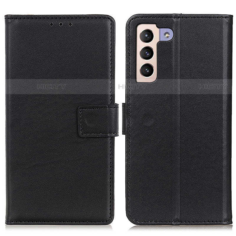 Handytasche Stand Schutzhülle Flip Leder Hülle A08D für Samsung Galaxy S21 FE 5G Schwarz Plus