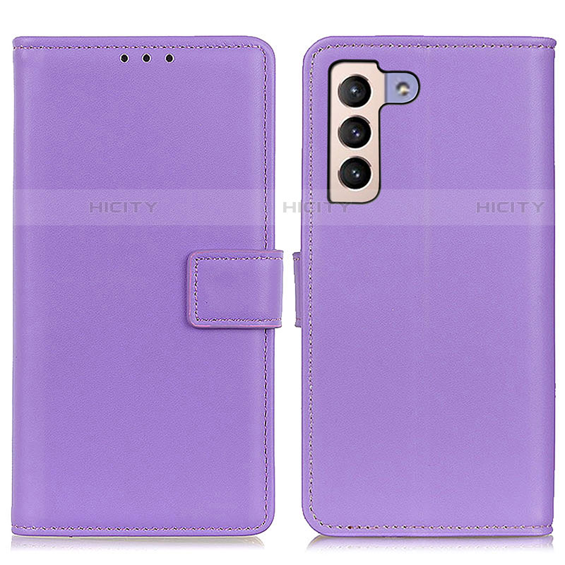 Handytasche Stand Schutzhülle Flip Leder Hülle A08D für Samsung Galaxy S21 FE 5G Violett Plus