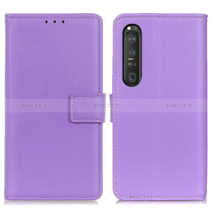 Handytasche Stand Schutzhülle Flip Leder Hülle A08D für Sony Xperia 1 III groß