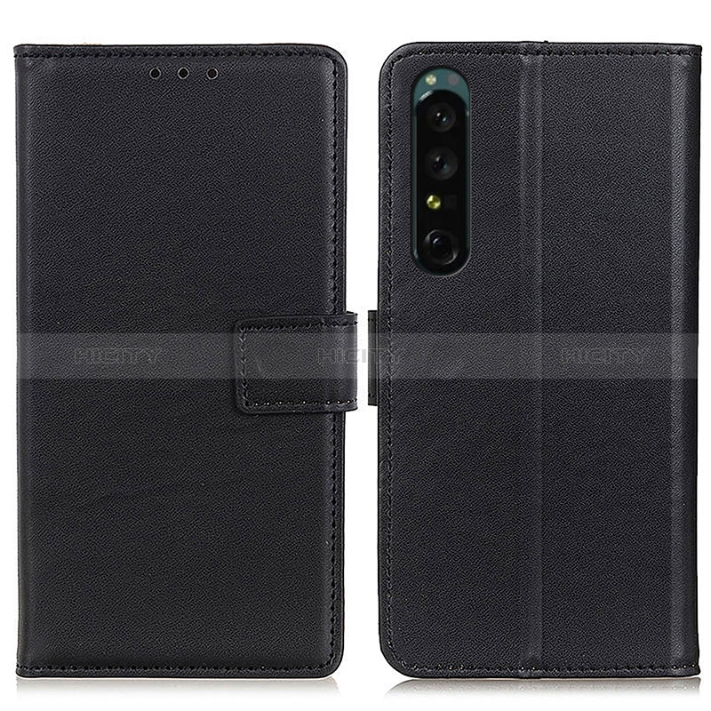 Handytasche Stand Schutzhülle Flip Leder Hülle A08D für Sony Xperia 1 IV groß