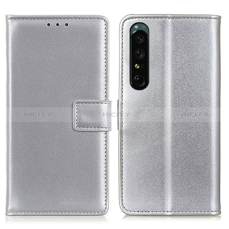 Handytasche Stand Schutzhülle Flip Leder Hülle A08D für Sony Xperia 1 IV groß