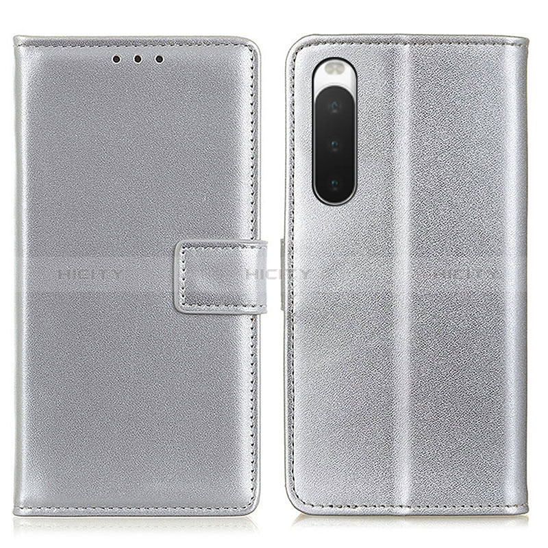 Handytasche Stand Schutzhülle Flip Leder Hülle A08D für Sony Xperia 10 IV SO-52C