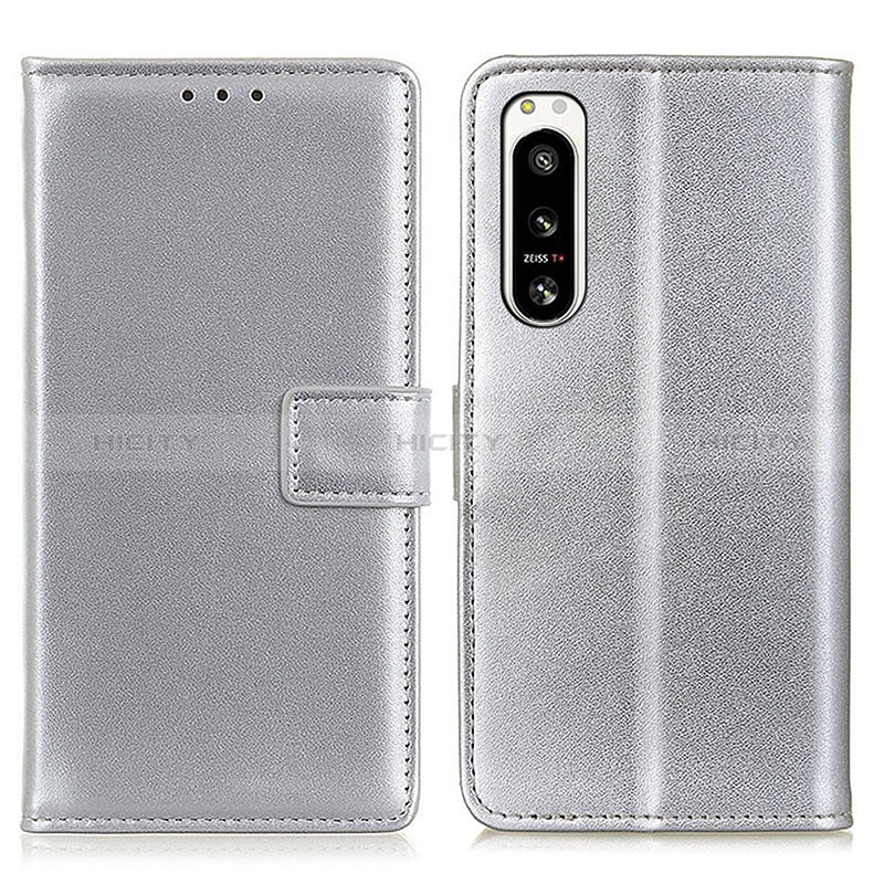 Handytasche Stand Schutzhülle Flip Leder Hülle A08D für Sony Xperia 5 IV groß