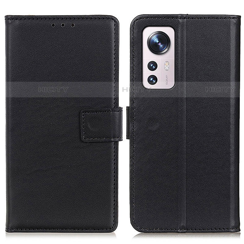 Handytasche Stand Schutzhülle Flip Leder Hülle A08D für Xiaomi Mi 12 Lite 5G Schwarz