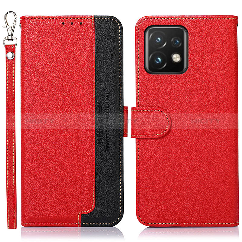 Handytasche Stand Schutzhülle Flip Leder Hülle A09D für Motorola Moto Edge Plus (2023) 5G Rot