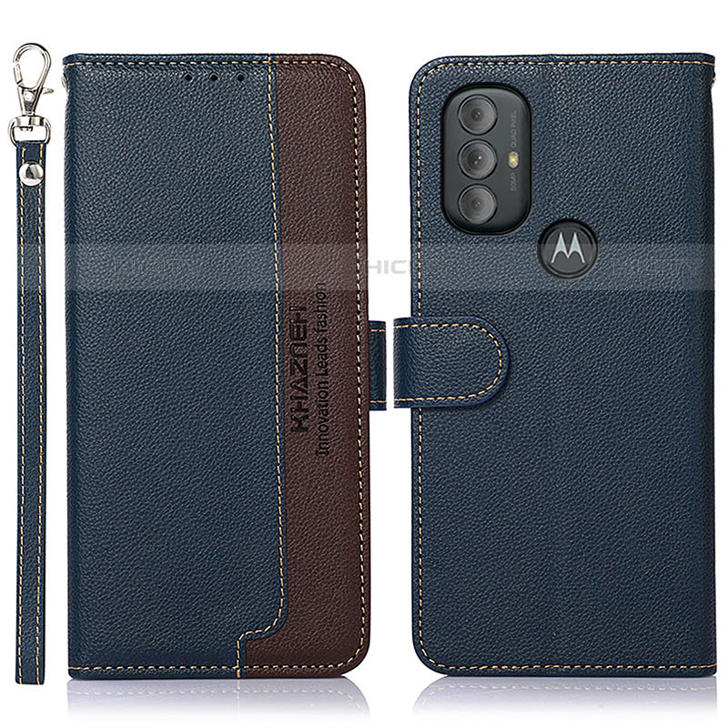 Handytasche Stand Schutzhülle Flip Leder Hülle A09D für Motorola Moto G Play (2023)