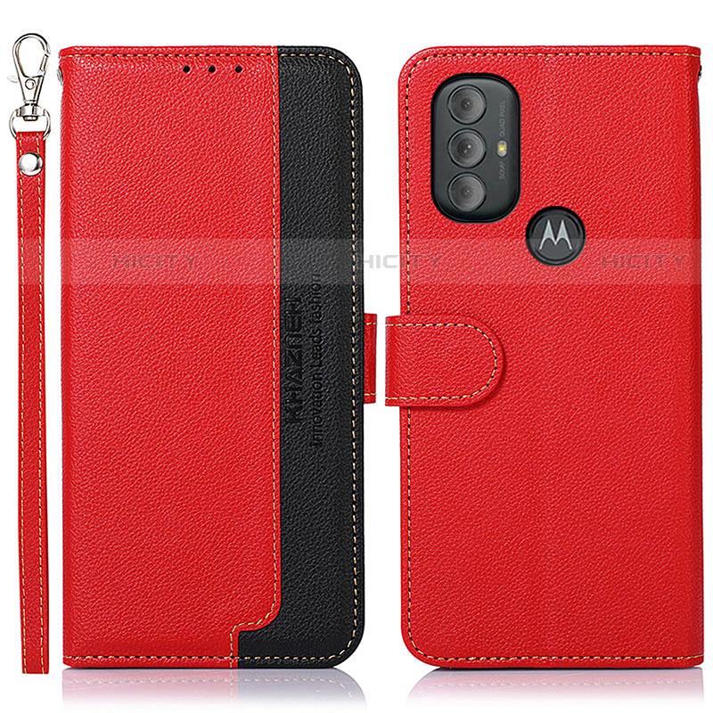 Handytasche Stand Schutzhülle Flip Leder Hülle A09D für Motorola Moto G Play Gen 2 Rot Plus