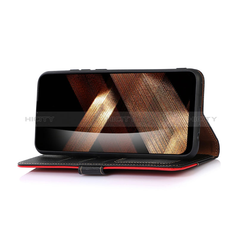 Handytasche Stand Schutzhülle Flip Leder Hülle A09D für Motorola Moto G14 groß