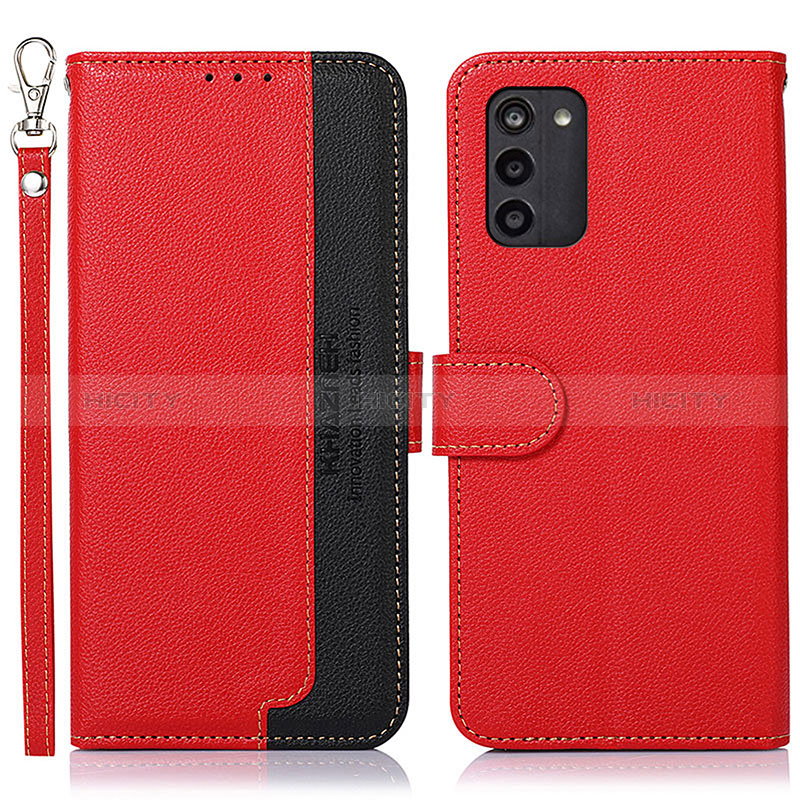 Handytasche Stand Schutzhülle Flip Leder Hülle A09D für Nokia G100 Rot