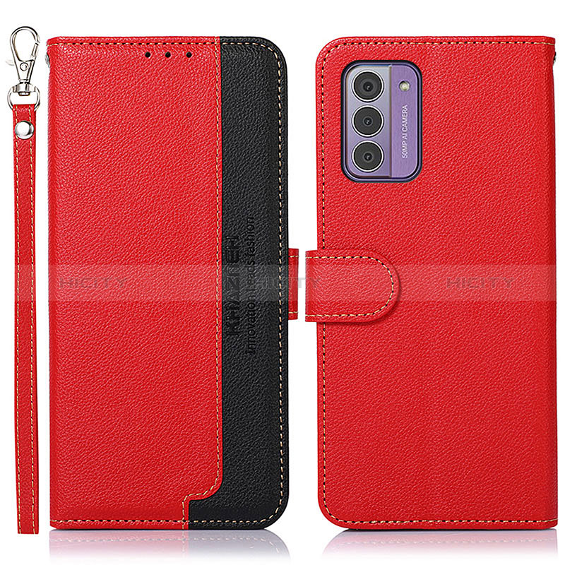 Handytasche Stand Schutzhülle Flip Leder Hülle A09D für Nokia G42 5G Rot