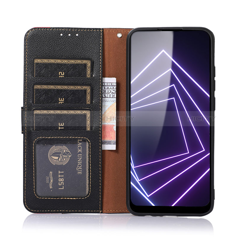 Handytasche Stand Schutzhülle Flip Leder Hülle A09D für Realme 9 Pro 5G