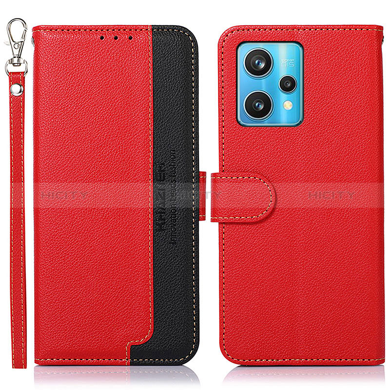 Handytasche Stand Schutzhülle Flip Leder Hülle A09D für Realme 9 Pro+ Plus 5G Rot