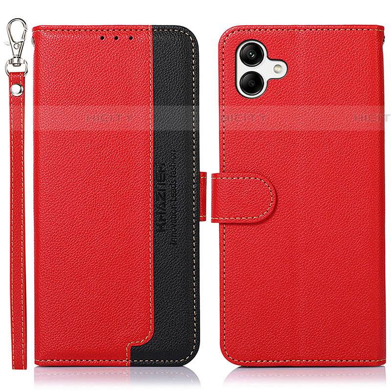 Handytasche Stand Schutzhülle Flip Leder Hülle A09D für Samsung Galaxy F14 5G Rot