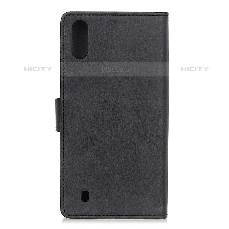 Handytasche Stand Schutzhülle Flip Leder Hülle A09D für Samsung Galaxy M01 Schwarz Plus