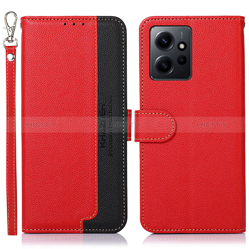 Handytasche Stand Schutzhülle Flip Leder Hülle A09D für Xiaomi Redmi Note 12 4G Rot Plus