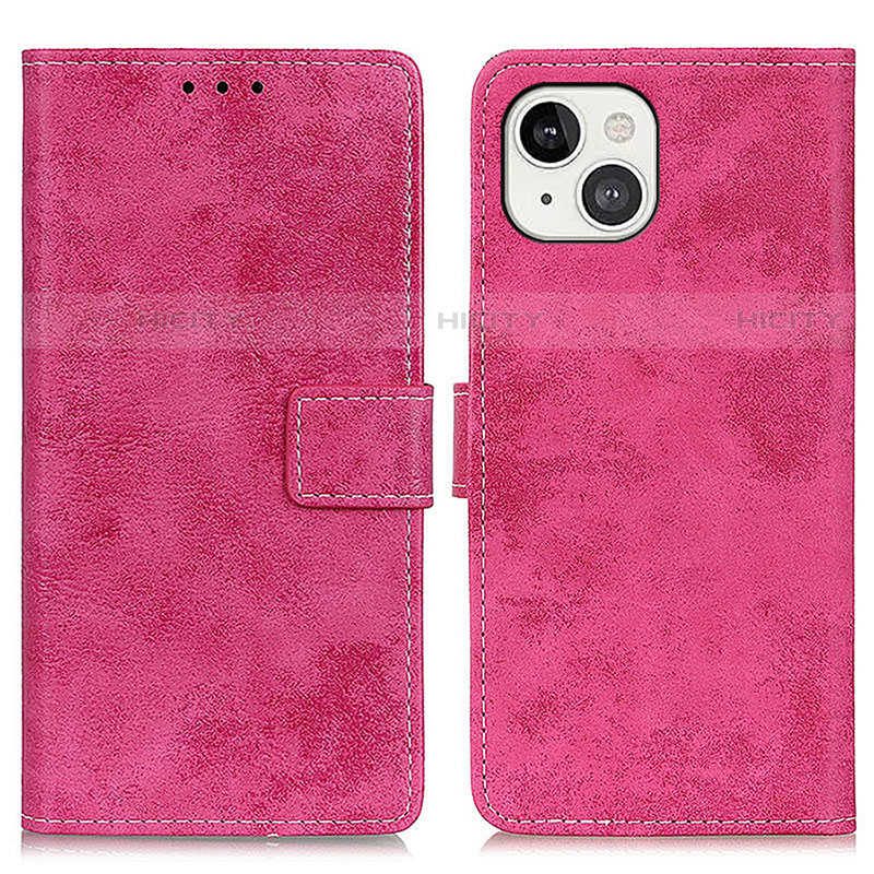 Handytasche Stand Schutzhülle Flip Leder Hülle A10 für Apple iPhone 13 Mini Pink