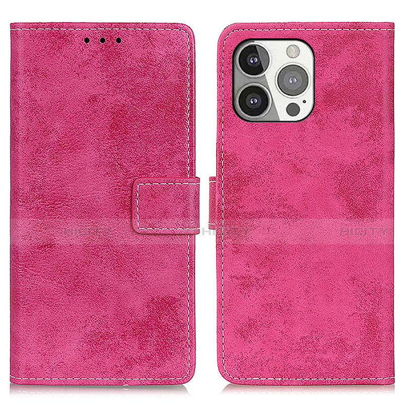 Handytasche Stand Schutzhülle Flip Leder Hülle A10 für Apple iPhone 13 Pro Max Pink