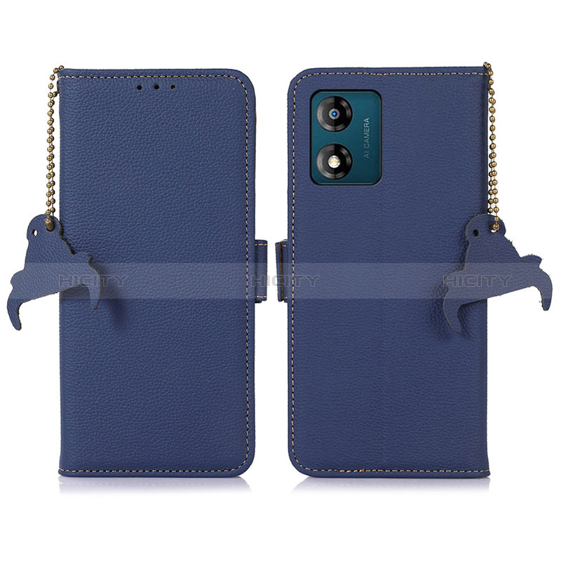 Handytasche Stand Schutzhülle Flip Leder Hülle A10D für Motorola Moto E13