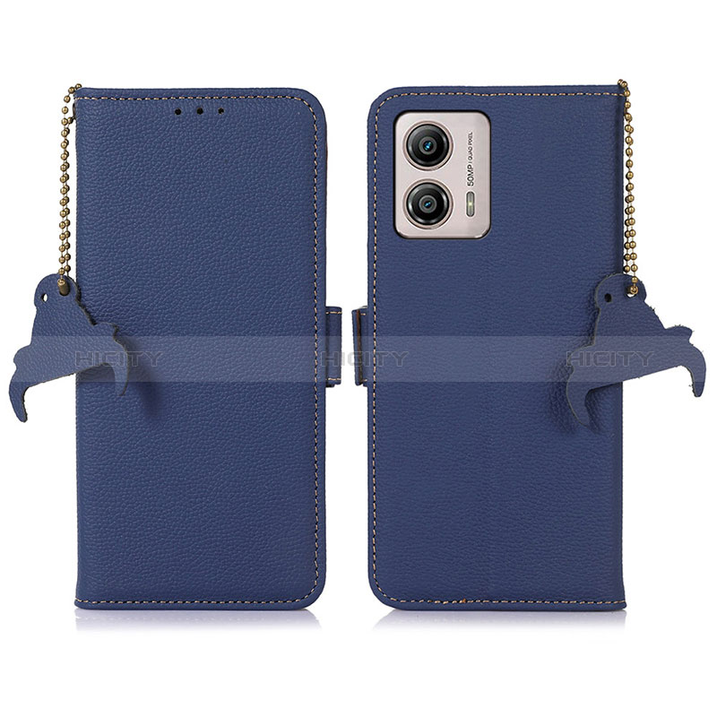 Handytasche Stand Schutzhülle Flip Leder Hülle A10D für Motorola Moto G53 5G