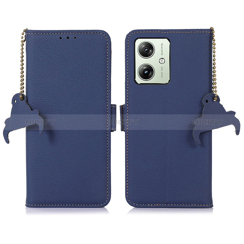 Handytasche Stand Schutzhülle Flip Leder Hülle A10D für Motorola Moto G54 5G