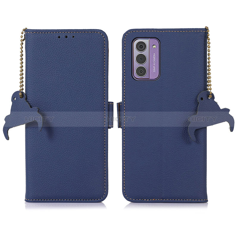 Handytasche Stand Schutzhülle Flip Leder Hülle A10D für Nokia G310 5G Blau