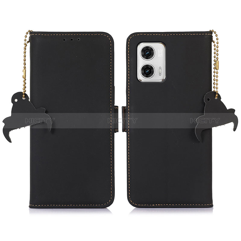 Handytasche Stand Schutzhülle Flip Leder Hülle A11D für Motorola Moto G73 5G