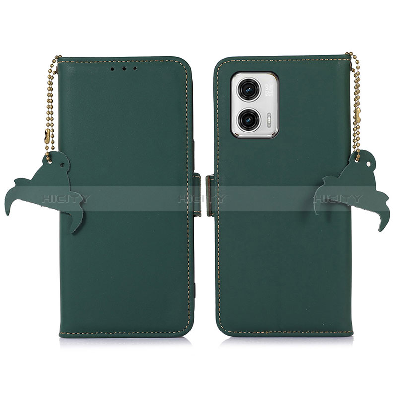 Handytasche Stand Schutzhülle Flip Leder Hülle A11D für Motorola Moto G73 5G groß