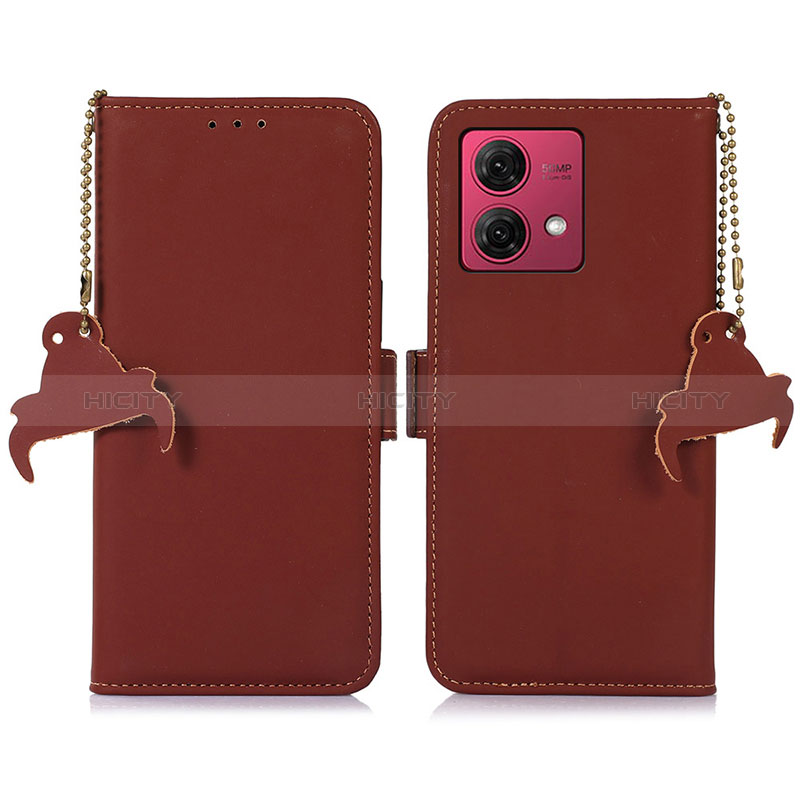 Handytasche Stand Schutzhülle Flip Leder Hülle A11D für Motorola Moto G84 5G