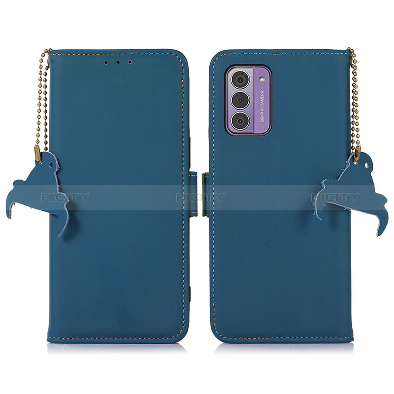 Handytasche Stand Schutzhülle Flip Leder Hülle A11D für Nokia G310 5G Blau