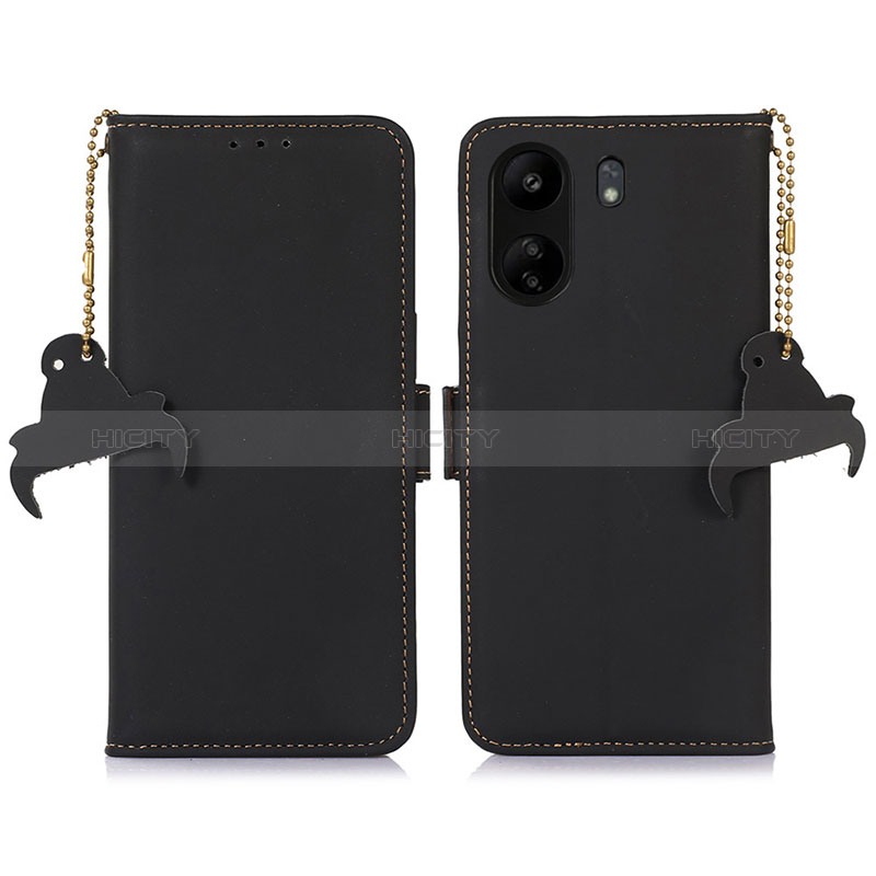 Handytasche Stand Schutzhülle Flip Leder Hülle A11D für Xiaomi Poco C65 groß