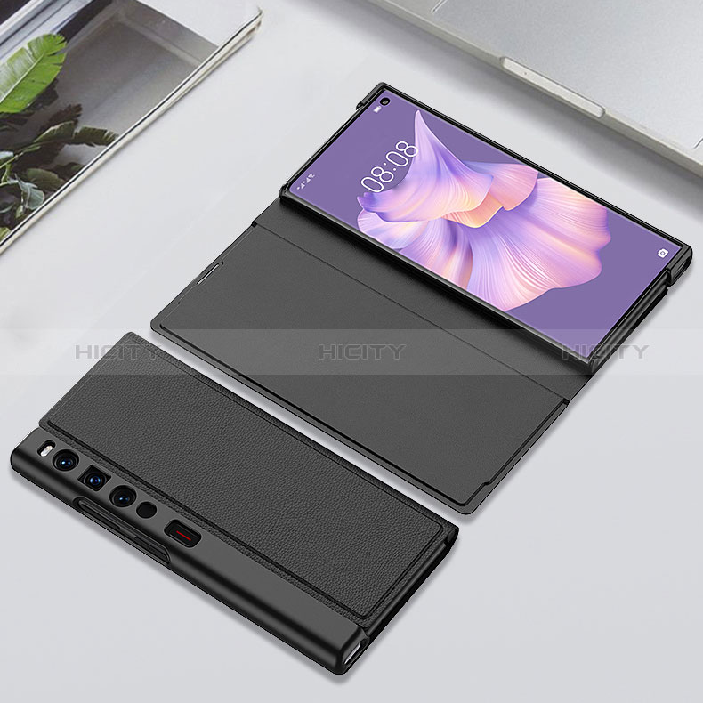 Handytasche Stand Schutzhülle Flip Leder Hülle AC1 für Huawei Mate Xs 2 groß