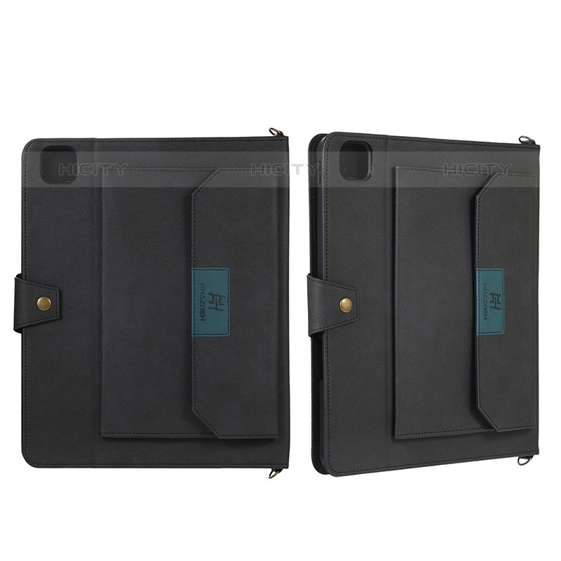 Handytasche Stand Schutzhülle Flip Leder Hülle AD1 für Apple iPad Pro 11 (2020) Schwarz