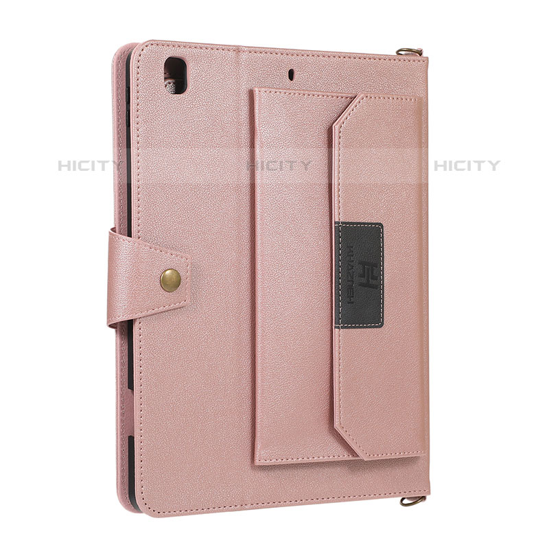 Handytasche Stand Schutzhülle Flip Leder Hülle AD1 für Apple iPad Pro 9.7 Rosegold