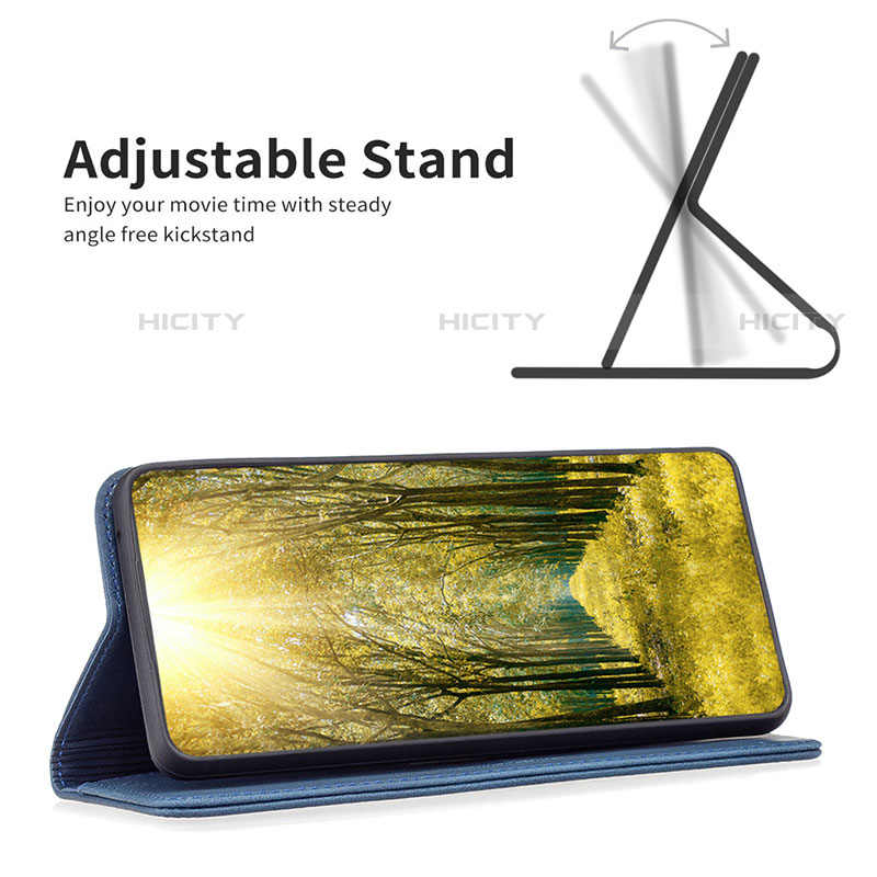 Handytasche Stand Schutzhülle Flip Leder Hülle B01F für Motorola Moto G Stylus (2022) 4G groß