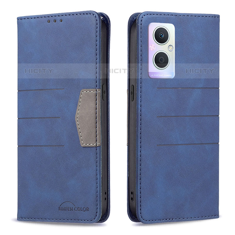 Handytasche Stand Schutzhülle Flip Leder Hülle B01F für OnePlus Nord N20 5G Blau Plus