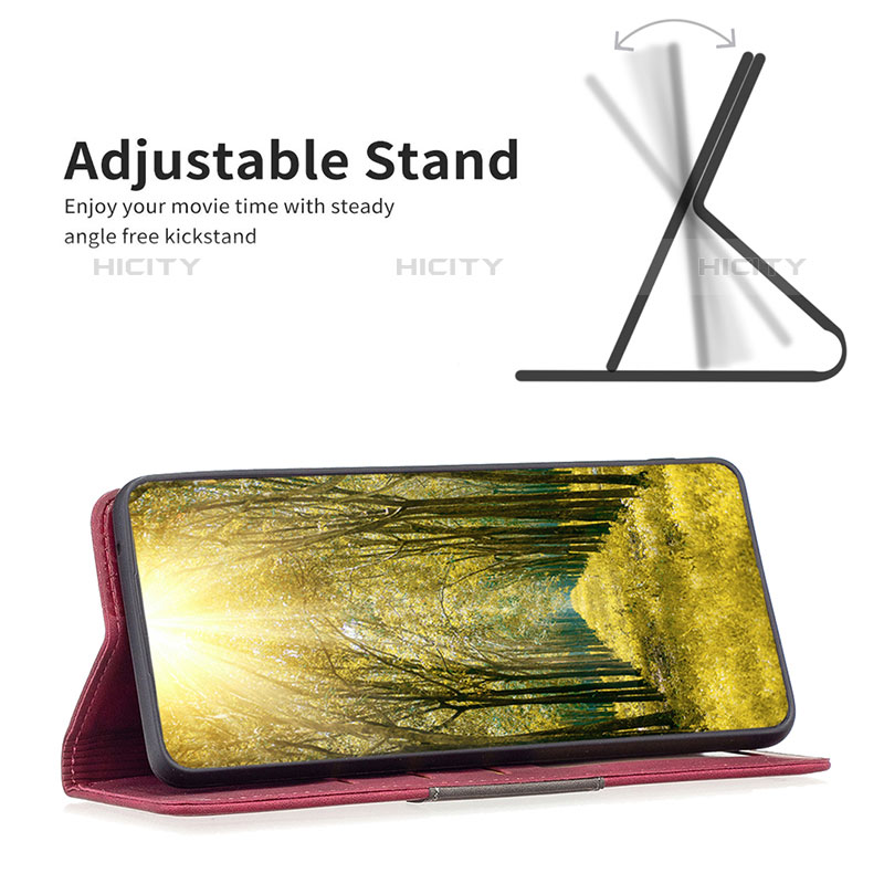 Handytasche Stand Schutzhülle Flip Leder Hülle B01F für OnePlus Nord N300 5G