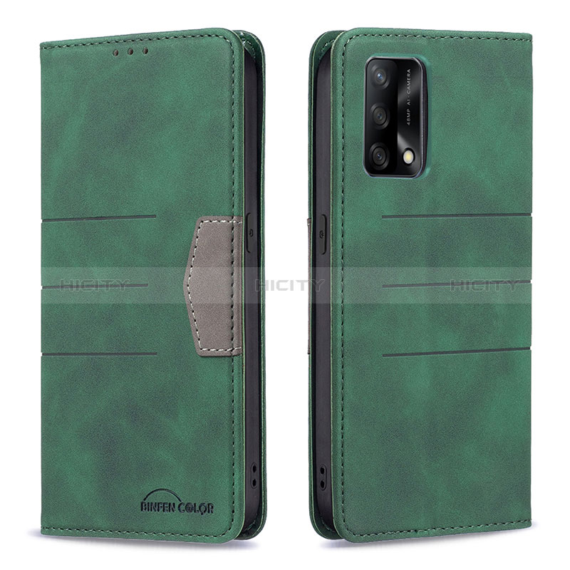 Handytasche Stand Schutzhülle Flip Leder Hülle B01F für Oppo F19s