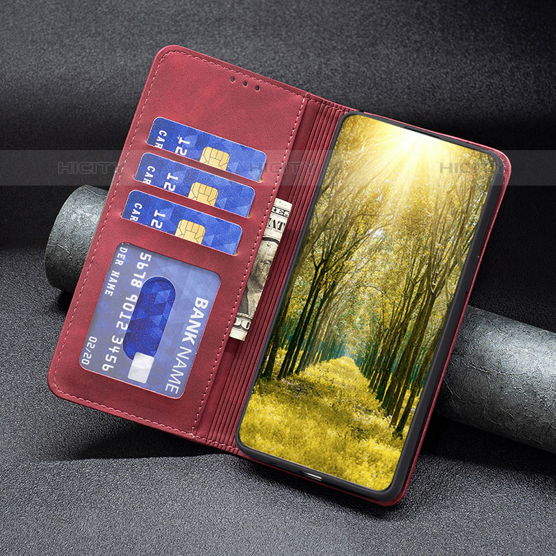 Handytasche Stand Schutzhülle Flip Leder Hülle B01F für Oppo Reno7 Pro 5G