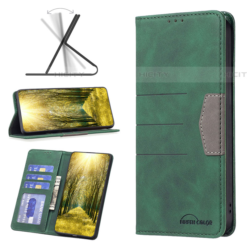 Handytasche Stand Schutzhülle Flip Leder Hülle B01F für Samsung Galaxy A04E groß