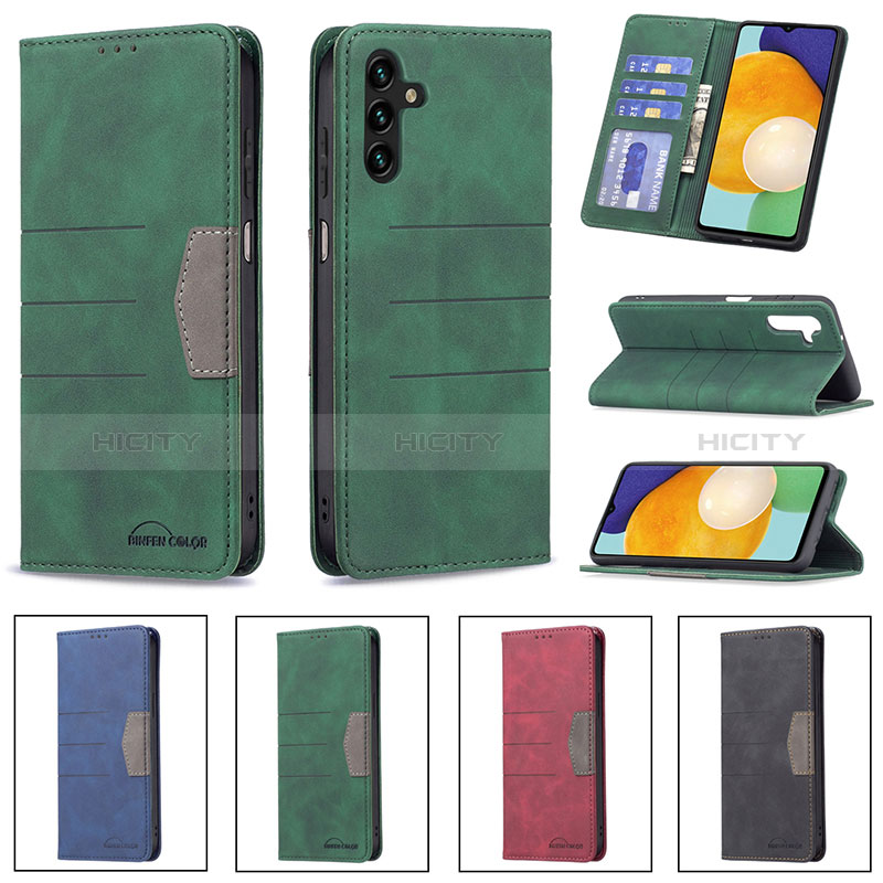 Handytasche Stand Schutzhülle Flip Leder Hülle B01F für Samsung Galaxy A04s